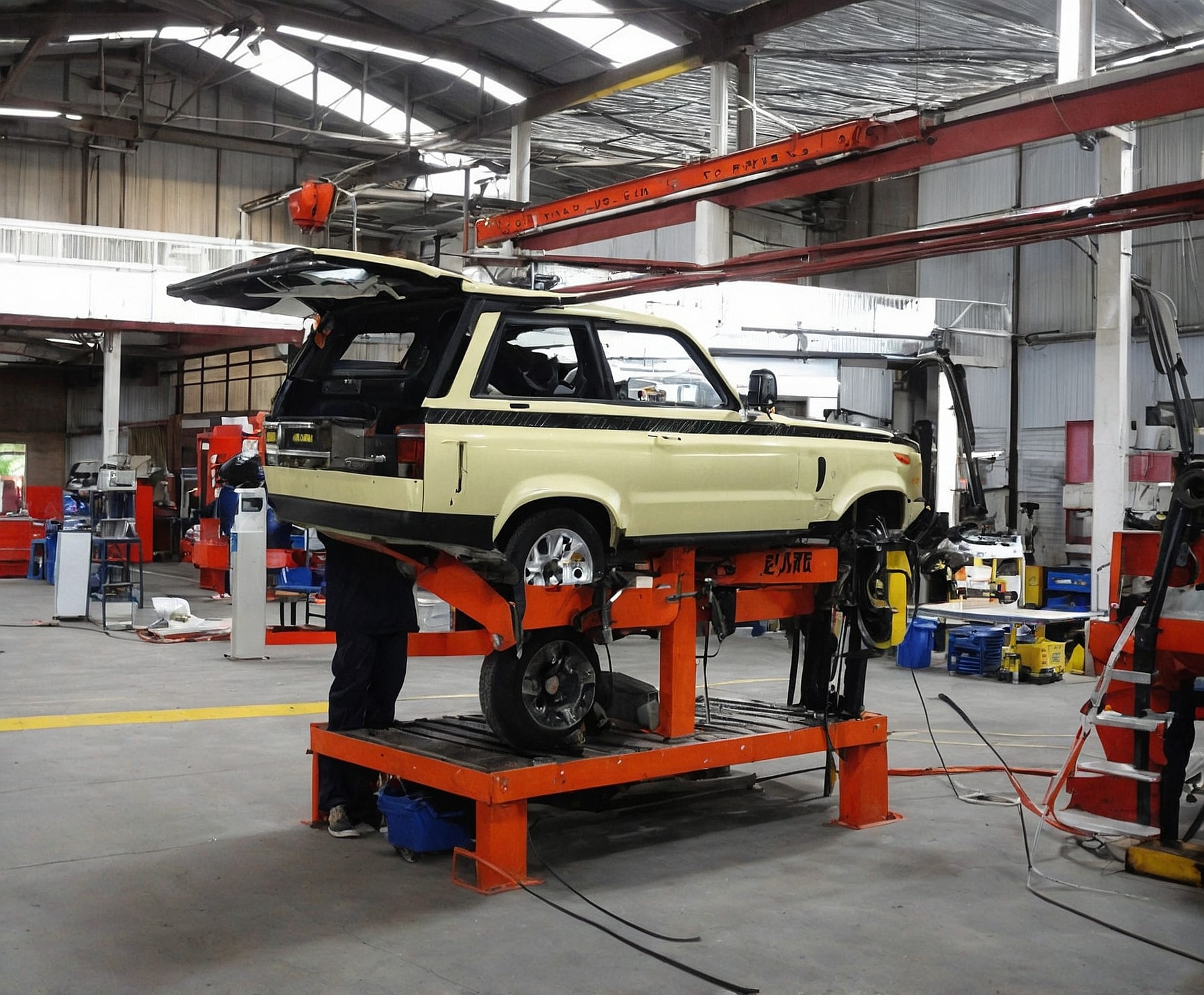Reparación de motor y frenos para vehículo 4x4
