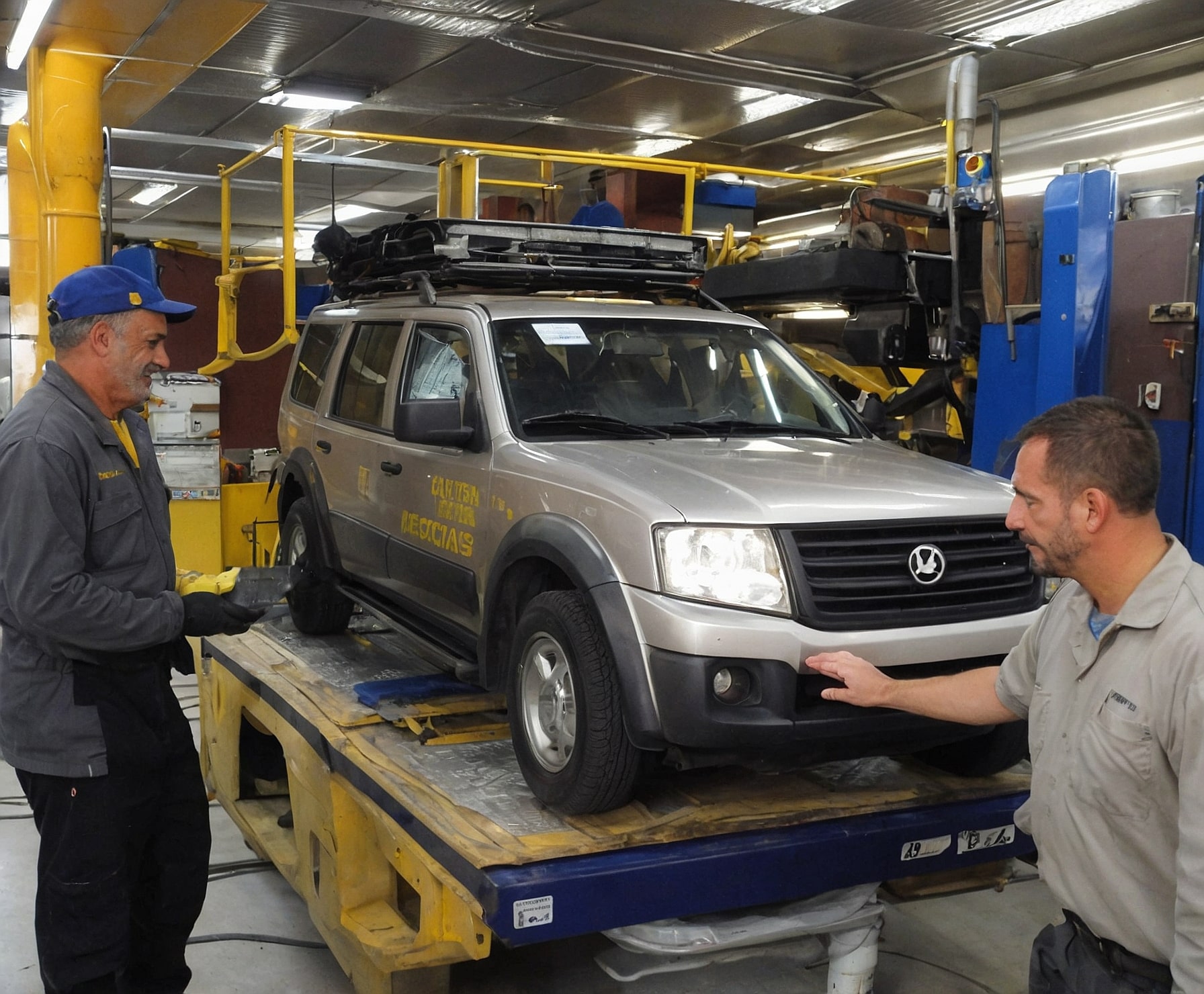 Reparación exprés de 4x4 para aventuras.